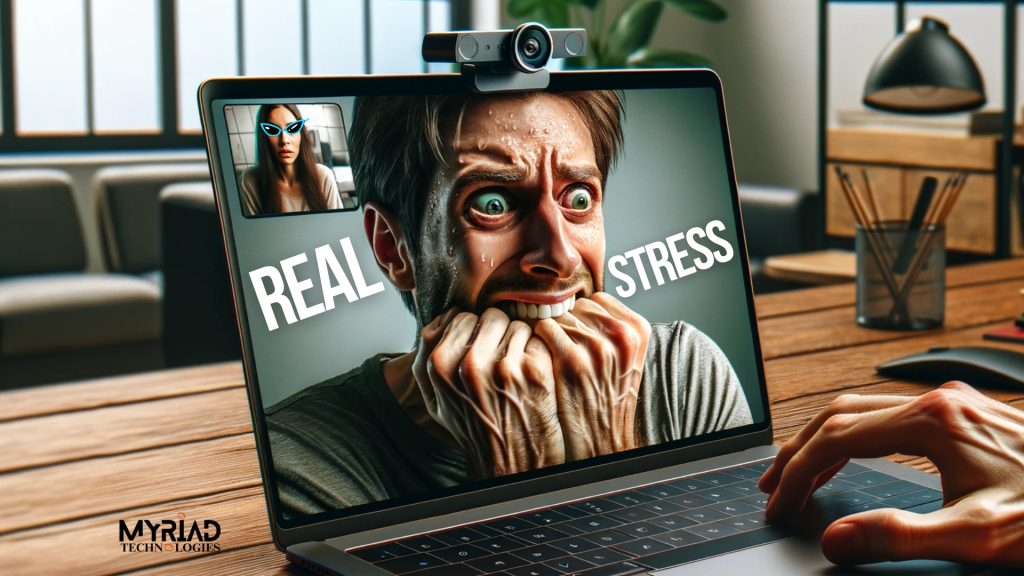 Video-conferencing is stressful, sometimes!