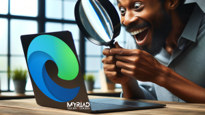 Edge Browser showcasing dual search engine integration, providing efficient and comprehensive online search results for users.