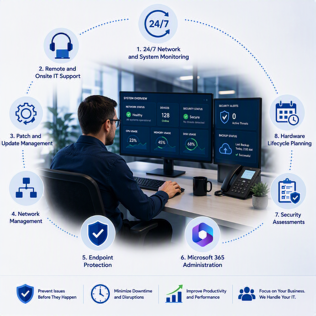 Myriad Technologies provides proactive Managed IT Services