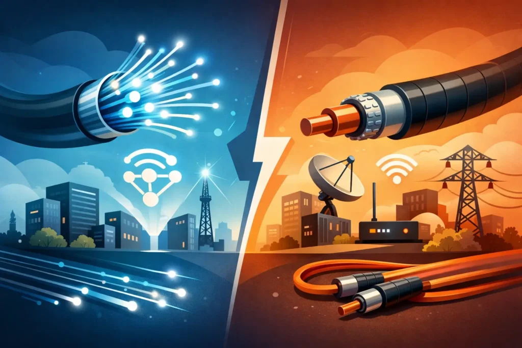 Fiber Internet Versus Cable for Business